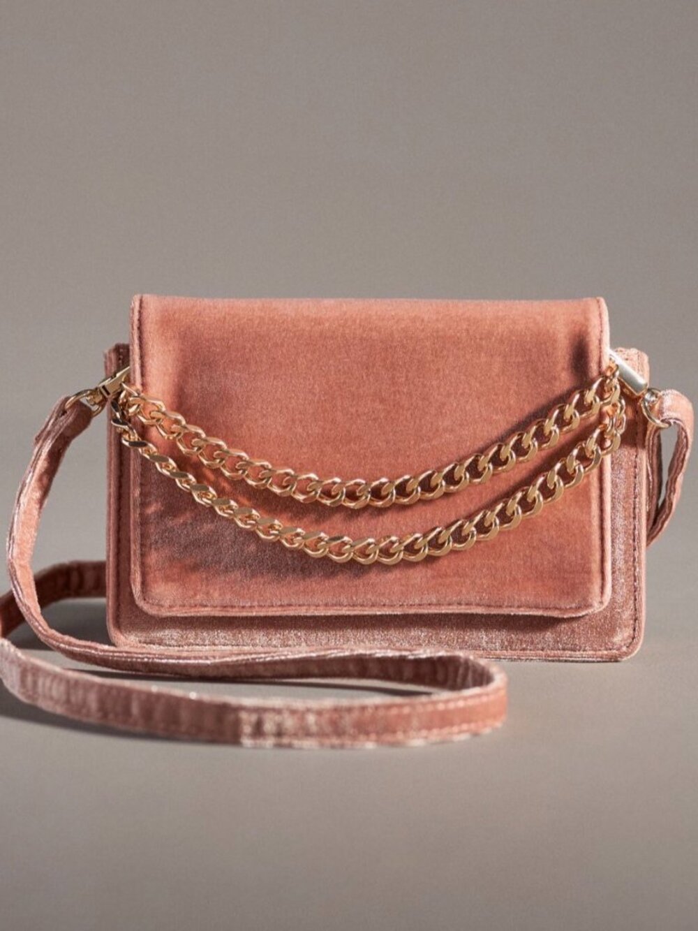 Anthropologie Velvet Crossbody Wallet - Picture 1 of 10
